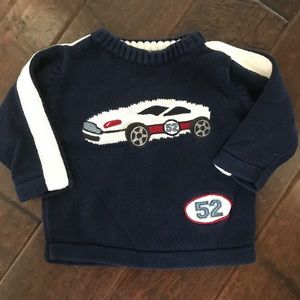 Driving Force race car sweater 12 months